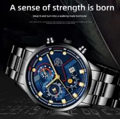 T296 新品 0kgww4 クロノグラフ DEYROS 腕時計 ラグジュアリー