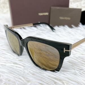 美品 希少 TOM FORD トムフォード サングラス TF436 01C 希少カラー ミラーグラス メンズ レディース ユニセックス 登坂広臣