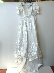 あ//しH1502　　 ウエディングドレス　白　　リメイク素材　コスプレ　衣装
