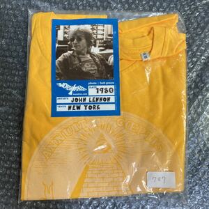 WORNFREE/ウォーンフリー 復刻 ロックTシャツ JOHN LENNON/ジョン・レノン 1980 NEW YORK Mサイズ 未開封新品
