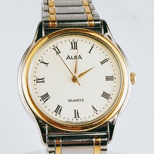 SEIKO セイコー ALBA アルバ 腕時計 クウォーツ V701-1N10 時計 ヴィンテージ 3針 白文字盤 アクセ アクセサリー アンティーク レトロ