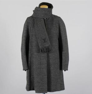 ルイヴィトン　 ウール　コート　グレー系　サイズ３８　美品