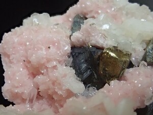 【御花畑】ロードクロサイト&スティルバイト　菱マンガン鉱&束沸石　原石　標本