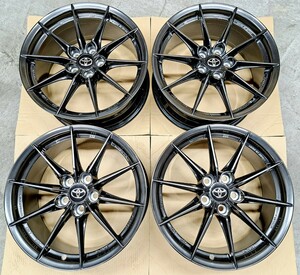 【新車外し】トヨタ GR ヤリス 純正 RZ High performance 専用 ホイール 4本セット 8.0J 114.3 BBS 鍛造 ブレンボ 極上品　