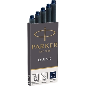 PARKER パーカー カートリッジインク 5本入り ブルーブラック 1950385