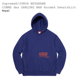 ☆ Supreme JUNYA WATANABE COMME des GARCONS MAN Hooded Sweatshirt royal M ☆ シュプリーム ギャルソン ジュンヤ パーカー ローヤル