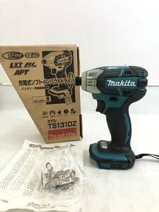 SH240426-03O/ マキタ makita 14.4V 充電式ソフトインパクトドライバ TS131DZ インパクトドライバー 青 DIY