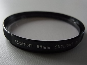 送料94円～　CANON　キャノン　SKYLIGHT　58mm　管理no.10