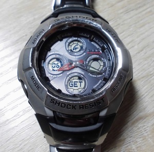 送料３００円～！カシオ ジーショック GW-1200CJ-1AJF 電波ソーラー メタルカバードバンド 青LEDライト G-SHOCK The G 定価４５０００円 