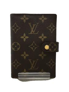 LOUIS VUITTON◆手帳カバー[仕入]/レザー/ブラウン/モノグラム/レディース/R20005