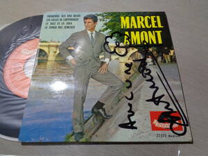 マルセル・アモン氏の直筆サイン入,MARCEL AMONT SIGNED(autograph)!!!/FRANCOISE AUX BAS BLEUS +3(FRANCE/Polydor:21 875 45RPM 7” EP