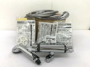 【同梱可】【80】長期保管中古品 KVK RSJ9KF800PR3 壁付けサーモ シャワーヘッド2個 型番不明 ※汚れ等あり