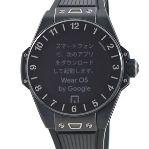 【3年保証】 ウブロ ビッグバンe ブラックセラミック 440.CI.1100.RX 黒 コネクテッドウォッチ デジタル クオーツ メンズ 腕時計