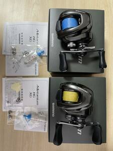 SHIMANO シマノ 20メタニウム 2台セット（ノーマル、HG ）右ハンドル スプール（KTF22/20メタニウム用 ネオスプール Ver3、夢屋）