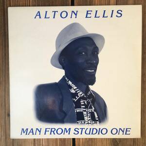 ★送料込み/試聴/全曲試聴確認済み/タイトル通りスタワンの名曲の熱唱多数/Movie Star【Alton Ellis/Man From Studio One】LP All Tone UK