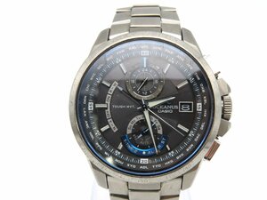 1円◆稼働◆ カシオ OCW-T1000 オシアナス シルバー ソーラー メンズ 腕時計 L51204