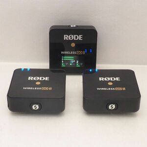 RODE ロード Wireless go II セット 受信機 x 1 送信機 x 2 マイク ワイヤレス ゴー2 管17117