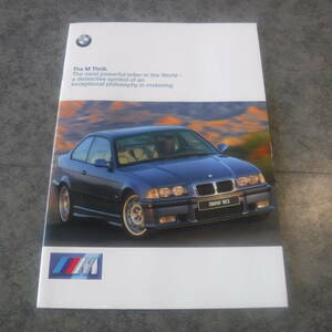 【激レア】当時物BMW絶版E36M3紹介カタログE36 M3入手困難3シリーズクーペM3クーペ1997年 当時物