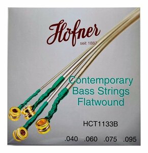 即決◆新品◆送料無料Hofner HCT1133B ×1 [40-95] ヘフナー バイオリンベース用 フラットワウンド弦 セット/メール便