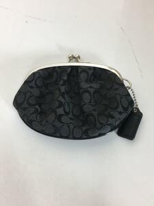 COACH◆コインケース/-/GRY/総柄/レディース