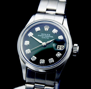 ROLEX ロレックス Oyster Perpetual オイスターパーペチュアル Ref. 6519 Steel レディース自動巻き ( 美品、OH済み ) / 24mm