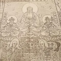 骨董　仏教美術　仏画　三法堂　木版　釈尊御一代之画図　絵図　釈迦　涅槃図　古文書