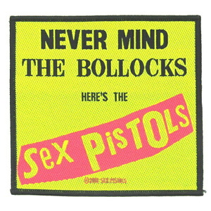 SEX PISTOLS セックスピストルズ Nevermind The Bollocks Patch ワッペン オフィシャル