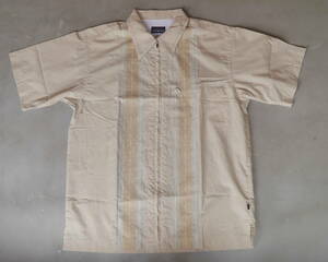 Patagoniaサイドバーンシャツ rhythmリズムSideburn Shirt pataloha古着pataloha90年SサイズACGレトロXパタロハ登山クライミング半袖シャツ