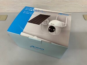 再出品【未使用】ANRAN ソーラー給電式 Q01 ドーム型防犯カメラ AR-W691