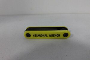 中古 HEXAGONAL WRENCH 折りたたみ式六角レンチセット【0006589】　