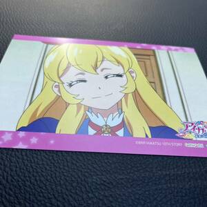 アイカツ！ １０th STORY 未来へのSTARWAY あみあみ マリオンクレープ コラボ 特典 非売品 ノベルティ ポストカード 場面写 いちご