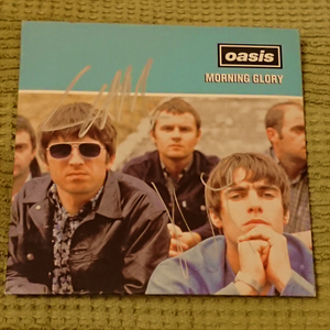 ★ OASIS / MORNING GLORY リアム ギャラガー & ノエル ギャラガー直筆サイン入り Single CD Liam Gallagher Noel Gallagher オアシス