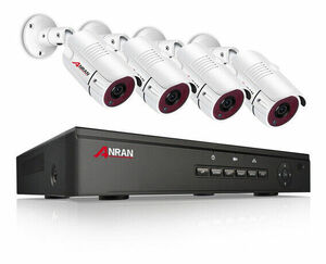 Anran 500万画質 ANRAN防犯カメラ 屋外 有線 ＡI人体検知 POE給電カメラ 監視カメラ 有線カメラセット 防犯カメラ POE 8チャンネルNVR 