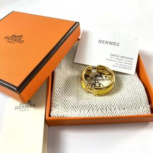 未使用 エルメス HERMES レディース オランプ イヤーカフ GM 箱 保存袋付