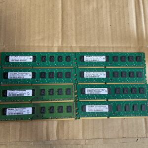 (490)SANMAX 4GB 2Rx8 PC3-12800U 8枚セット