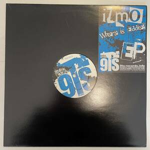 【12インチ　レコード】Izmo 「Where Is Eddie? EP」オリジナル盤　/　BRAWTHER別名　/ 9Ts Records / 9Ts002