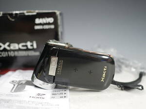 ◆SANYO【Xacti】DMX-CG110 デジタルビデオカメラ 元箱・説明書・ACアダプター付属 サンヨー ザクティ