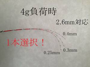 送料無料！！　筏竿 チヌ竿　筏　カセ　フルチタン穂先　0.25mm　 0.3ｍｍ　0.4mm　１本選択　２．６ｍｍ対応