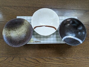 陶器 中国 須恵器 煎茶道具 小皿3種類