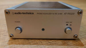 【audio-technica】使用頻度極少美品★AT-PEQ20★MM/MC型カートリッジ対応高音質フォノイコライザー★ターンテーブル★レコードプレーヤー