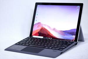 【1円～】Office2021 第10世代Corei5 軽量タブレット Surface Pro 7 i5-1035G4 RAM8G SSD256G Win10リカバリ 新品キーボード追加可能