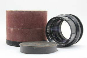 【返品保証】 【元箱付き】 富士フィルム Fujifilm Fujinar 25cm F4.5 大判レンズ s9269