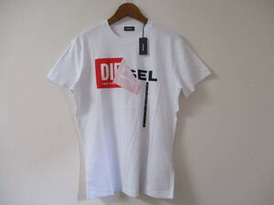 ☆DIESEL/ディーゼル☆未使用 T-DIEGO-QA クルーネック半袖Ｔシャツ サイズ：Ｍ ホワイト