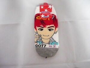 韓国　K-POP ☆GOT7 ガッセブン　マーク☆ 靴下　ソックス　キャラクター靴下