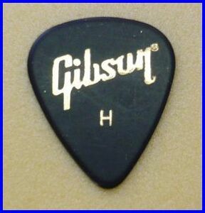 Gibson ギブソンピック 6枚　ブラックH ティアドロップ型ヘビー