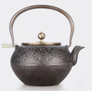 芸術品 未塗装鉄器 急須 茶壺 提梁壷 水壷 煮茶壷 茶道具