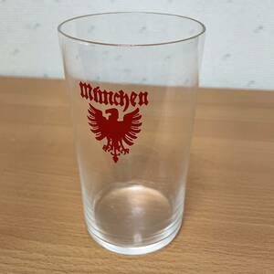 ● 昭和レトロ German Spirits　MHNCHEN ミュウヘン グラス ビンテージ グラス タンブラー 企業物　ノベルティー