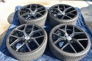 WALD JAPAN ヴァルド アルミホイール 22インチ 22×9j +33 22×10.5j +42 5×114.3 5×112 PCD120 タイヤ付