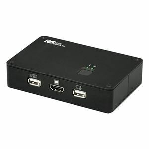 【新品】ラトックシステム 4Kディスプレイ/USBキーボード・マウス パソコン切替器 RS-250UHDP-4K