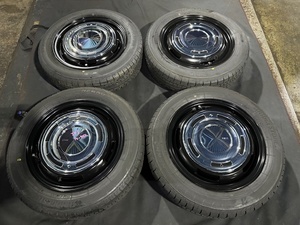 JF1 N-BOX クリムソン ディーン クロス カントリー アルミホイール 14×4.5J オフセット43 155/65/R14 ☆引き取り歓迎☆千葉市若葉区から